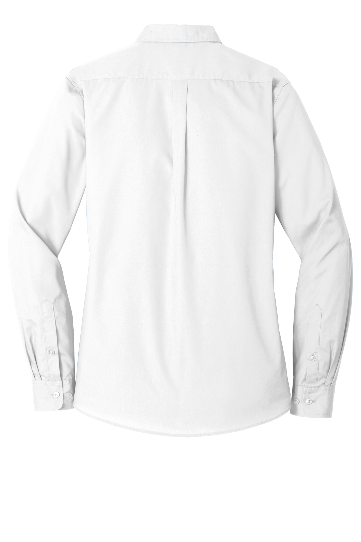Port Authority® Women's Long Sleeve Carefree Poplin Shirt - White
