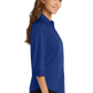 Port Authority® Women's 3/4-Sleeve Carefree Poplin Shirt - True Royal