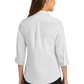 Port Authority® Women's 3/4-Sleeve Carefree Poplin Shirt - White