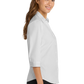 Port Authority® Women's 3/4-Sleeve Carefree Poplin Shirt - White