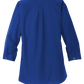 Port Authority® Women's 3/4-Sleeve Carefree Poplin Shirt - True Royal