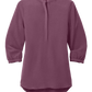 Port Authority® Women's 3/4-Sleeve Textured Crepe Tunic - Purple Mist