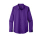 Port Authority® Women's Long Sleeve SuperPro React ™ Twill Shirt - Purple