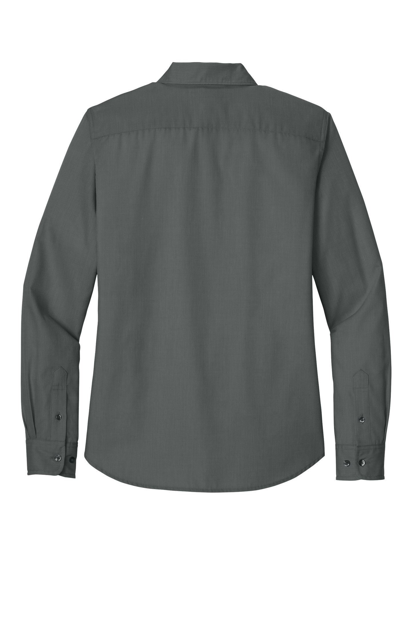 Port Authority® Women’s Long Sleeve Nailhead Easy Care Shirt - Deep Black