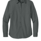 Port Authority® Women’s Long Sleeve Nailhead Easy Care Shirt - Deep Black
