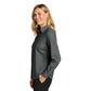 Port Authority® Women’s Long Sleeve Nailhead Easy Care Shirt - Deep Black