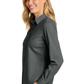 Port Authority® Women’s Long Sleeve Nailhead Easy Care Shirt - Deep Black