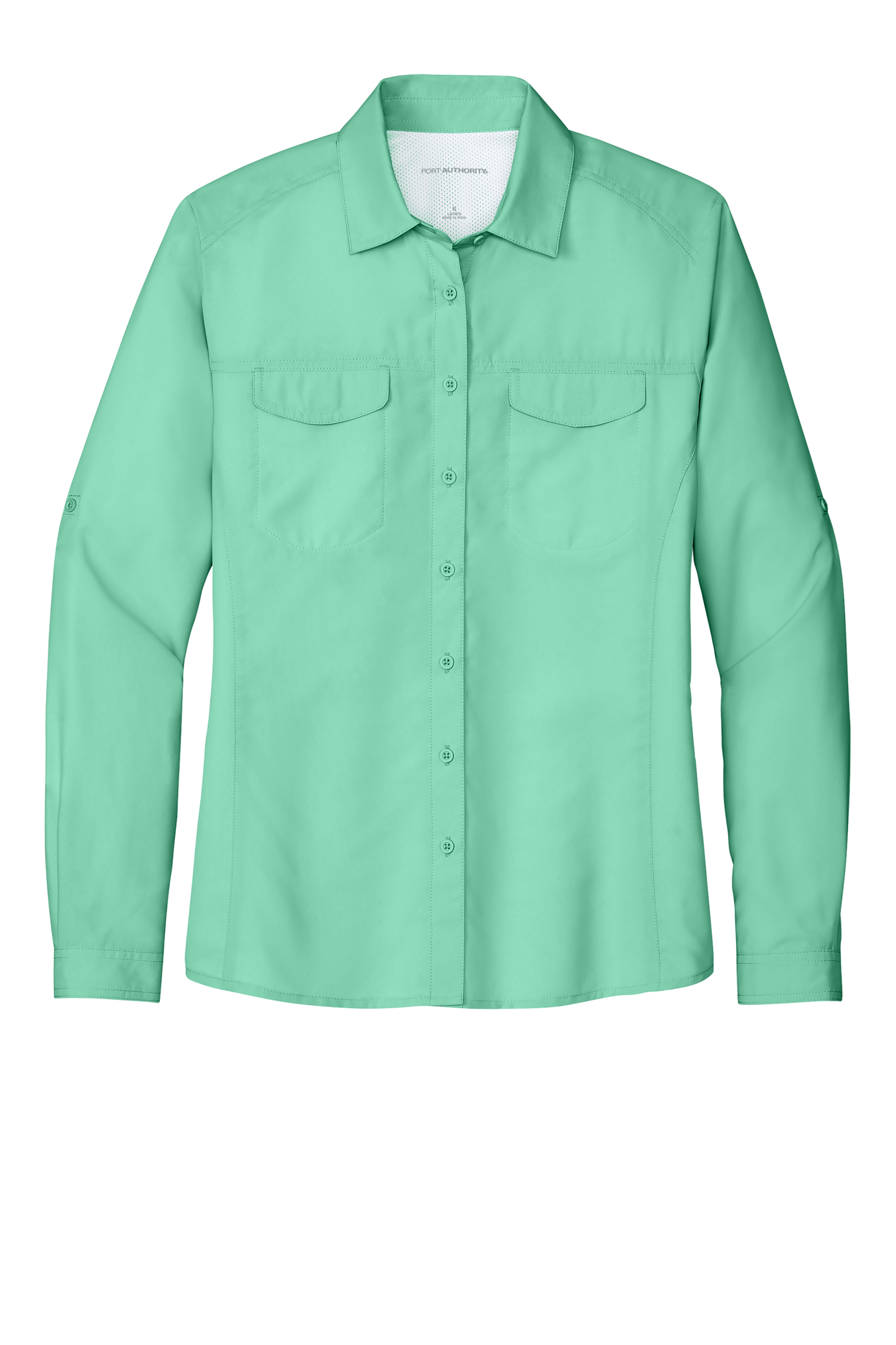 Port Authority® Women's Long Sleeve UV Daybreak Shirt - Bright Seafoam