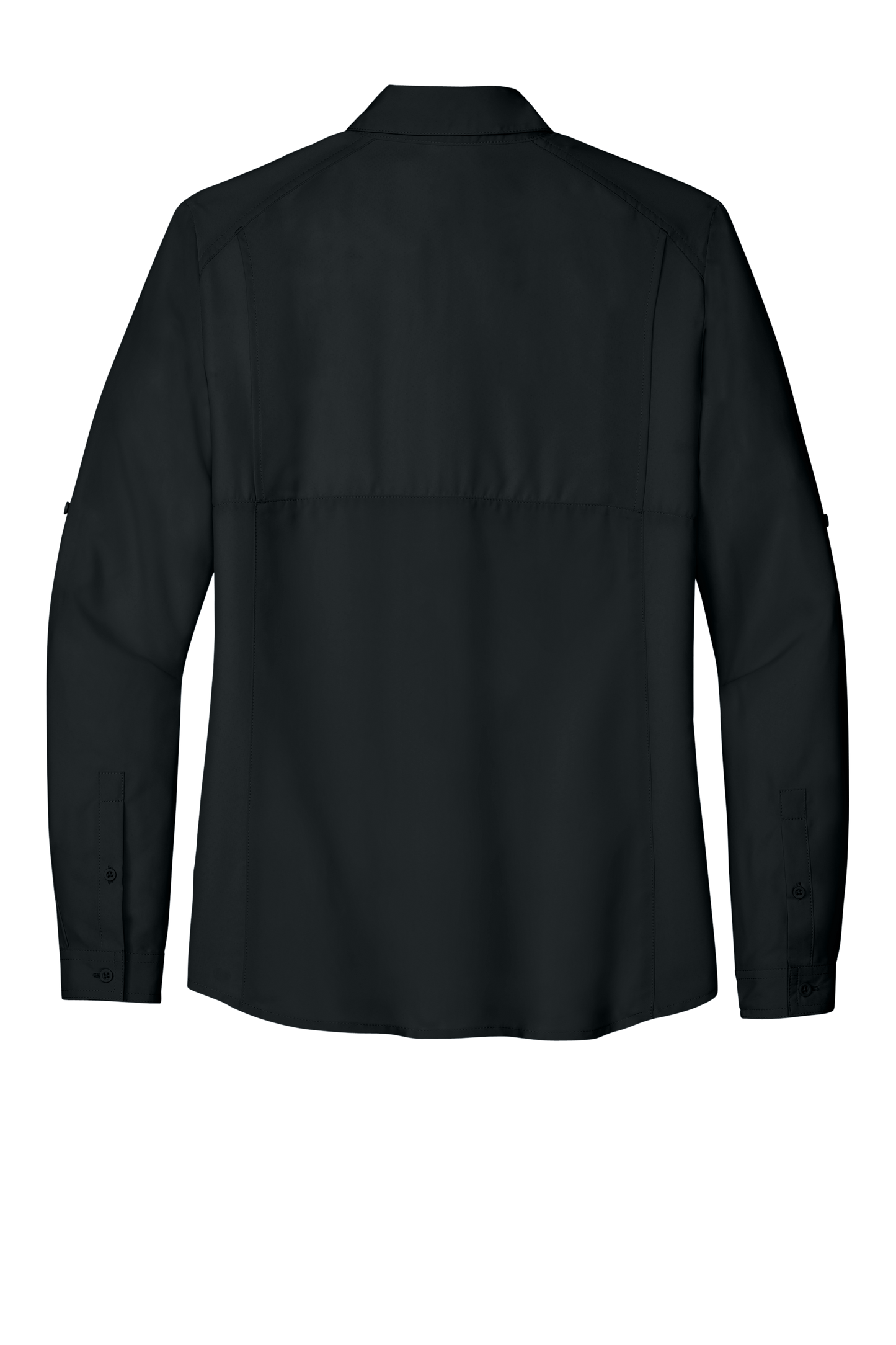 Port Authority® Women's Long Sleeve UV Daybreak Shirt - Deep Black