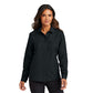 Port Authority® Women's Long Sleeve UV Daybreak Shirt - Deep Black