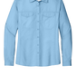 Port Authority® Women's Long Sleeve UV Daybreak Shirt - Light Blue
