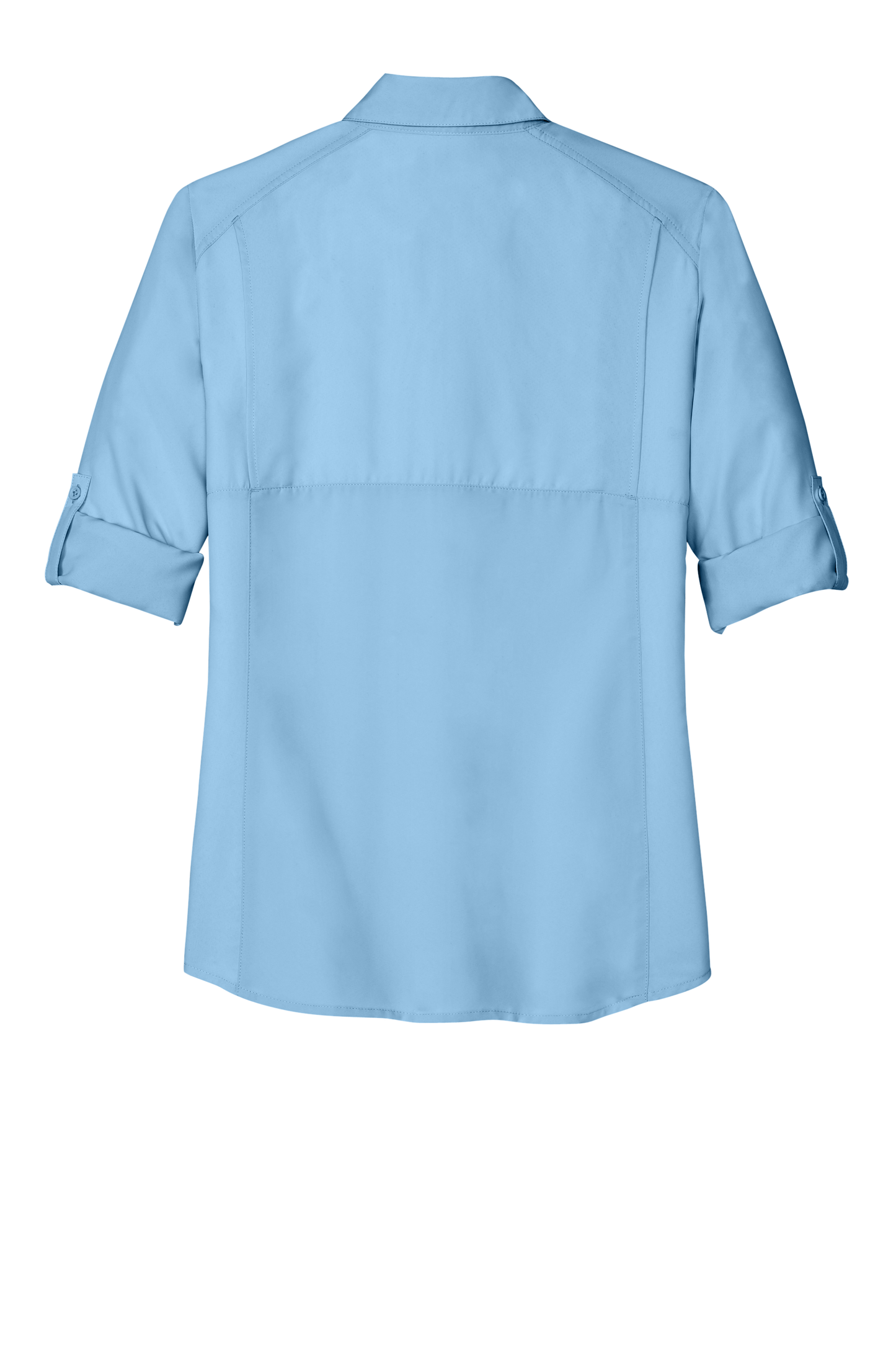 Port Authority® Women's Long Sleeve UV Daybreak Shirt - Light Blue