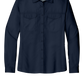 Port Authority® Women's Long Sleeve UV Daybreak Shirt - True Navy
