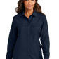 Port Authority® Women's Long Sleeve UV Daybreak Shirt - True Navy
