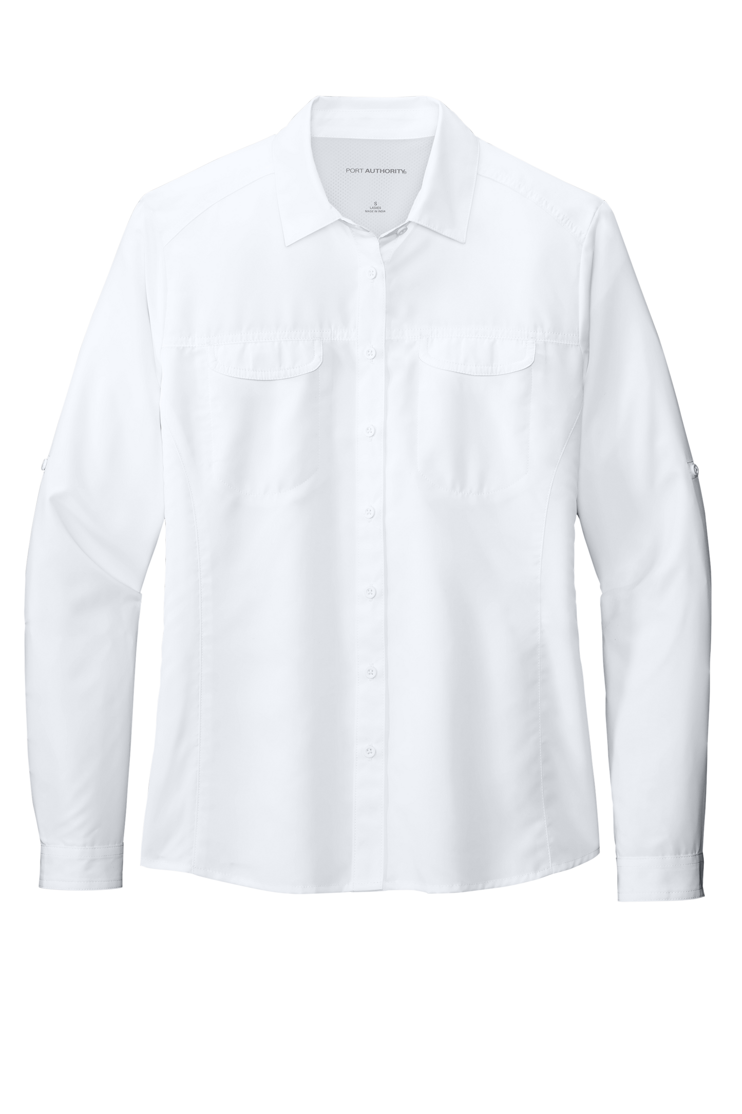 Port Authority® Women's Long Sleeve UV Daybreak Shirt - White