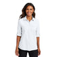 Port Authority® Women's Long Sleeve UV Daybreak Shirt - White