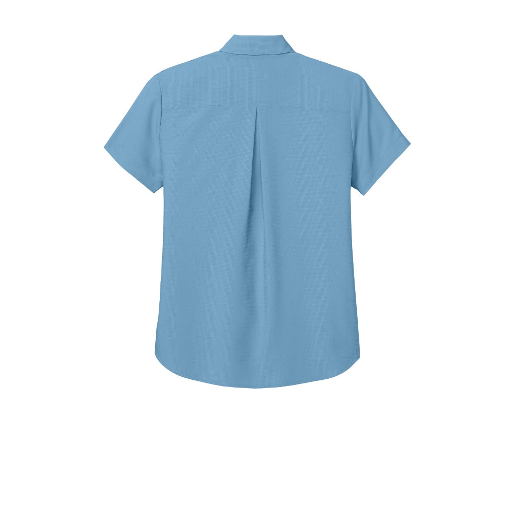 Port Authority® Women’s Short Sleeve UV Dockside Shirt - Caroline Blue