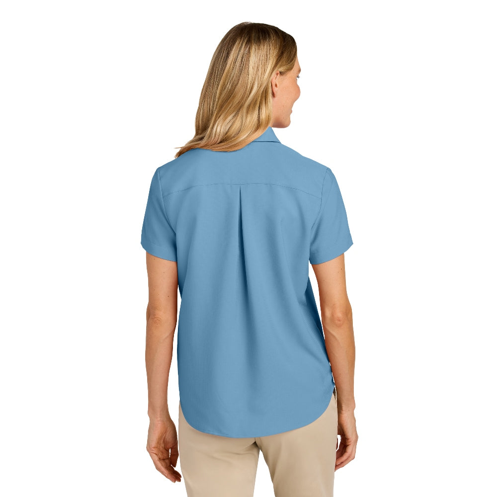 Port Authority® Women’s Short Sleeve UV Dockside Shirt - Caroline Blue