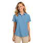 Port Authority® Women’s Short Sleeve UV Dockside Shirt - Caroline Blue