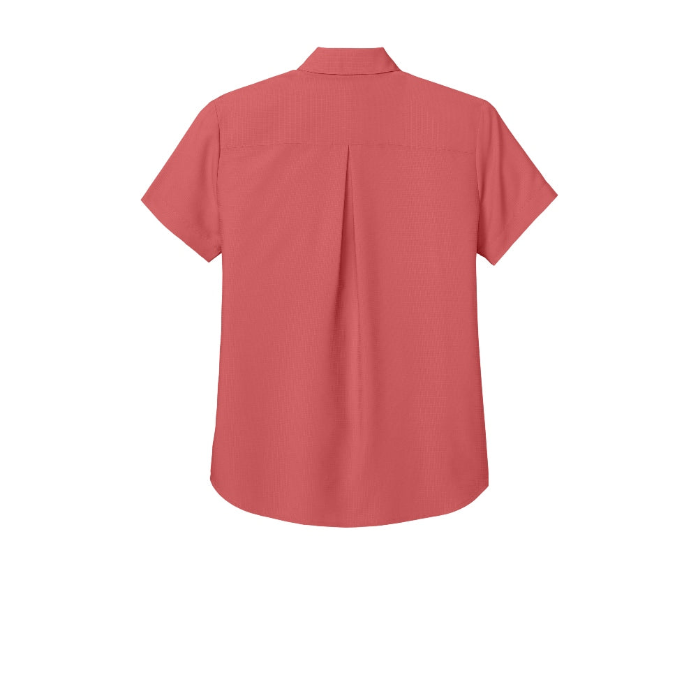 Port Authority® Women’s Short Sleeve UV Dockside Shirt - Coral Reef