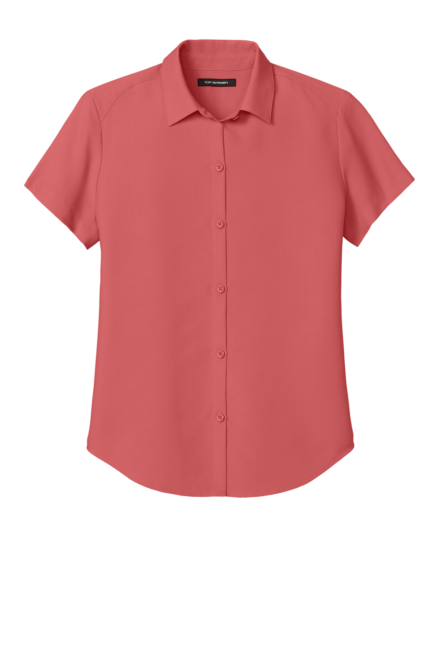 Port Authority® Women’s Short Sleeve UV Dockside Shirt - Coral Reef