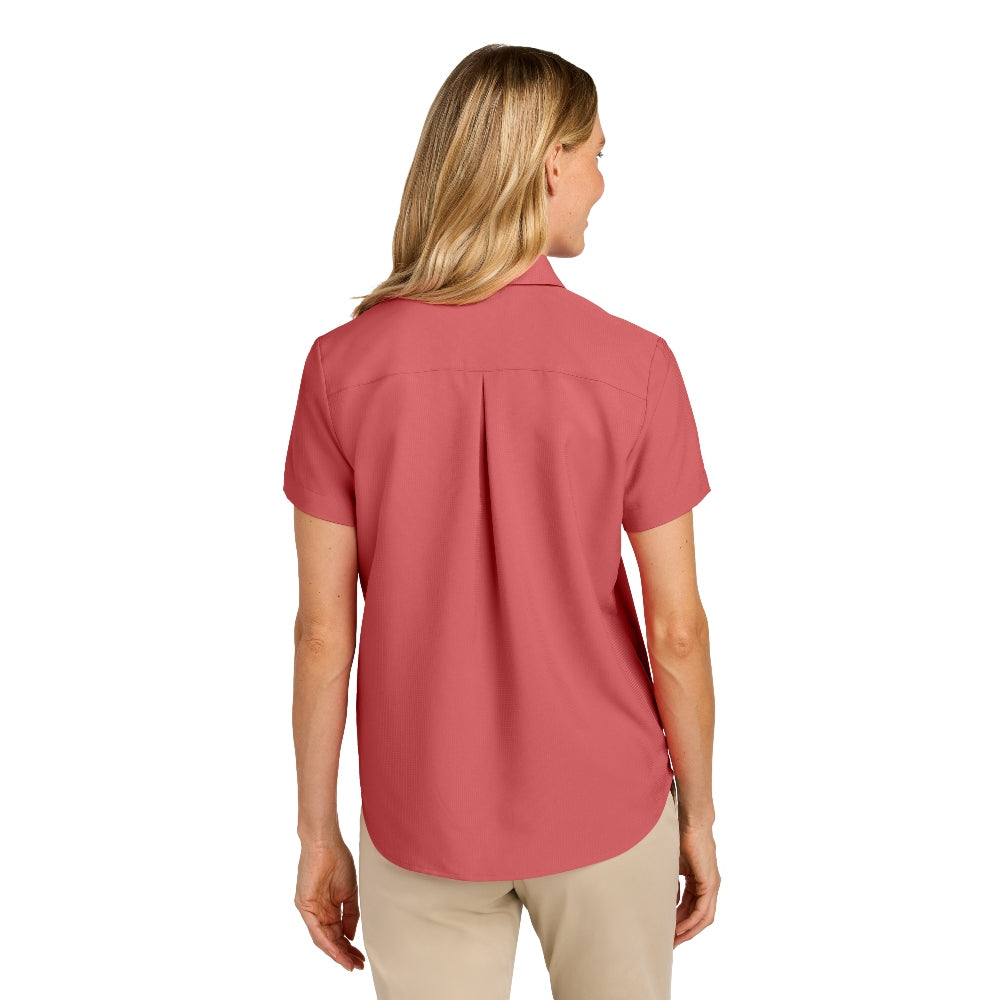 Port Authority® Women’s Short Sleeve UV Dockside Shirt - Coral Reef