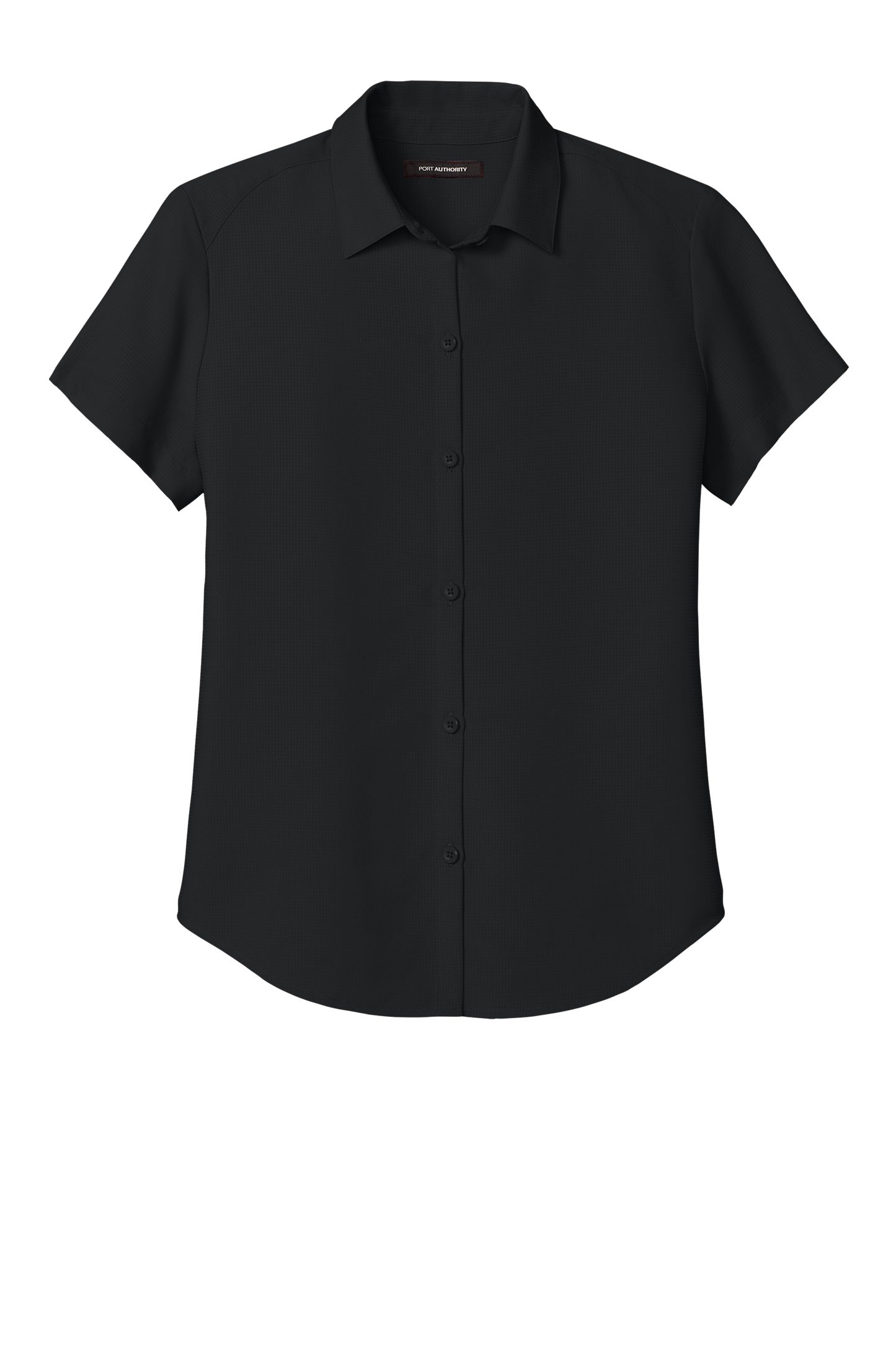 Port Authority® Women’s Short Sleeve UV Dockside Shirt - Deep Black