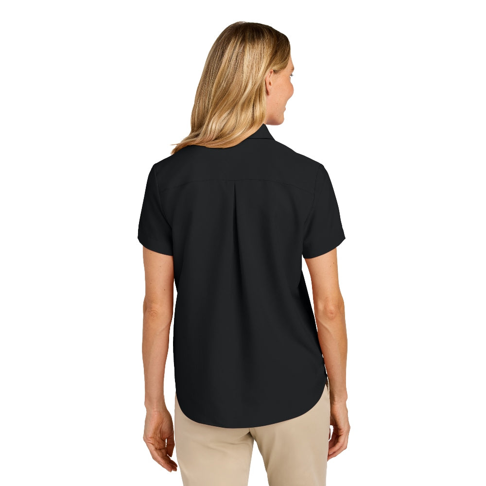 Port Authority® Women’s Short Sleeve UV Dockside Shirt - Deep Black