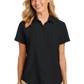 Port Authority® Women’s Short Sleeve UV Dockside Shirt - Deep Black