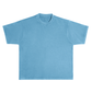 Streetwear Heavyweight Women Short Sleeve - Pebble Blue