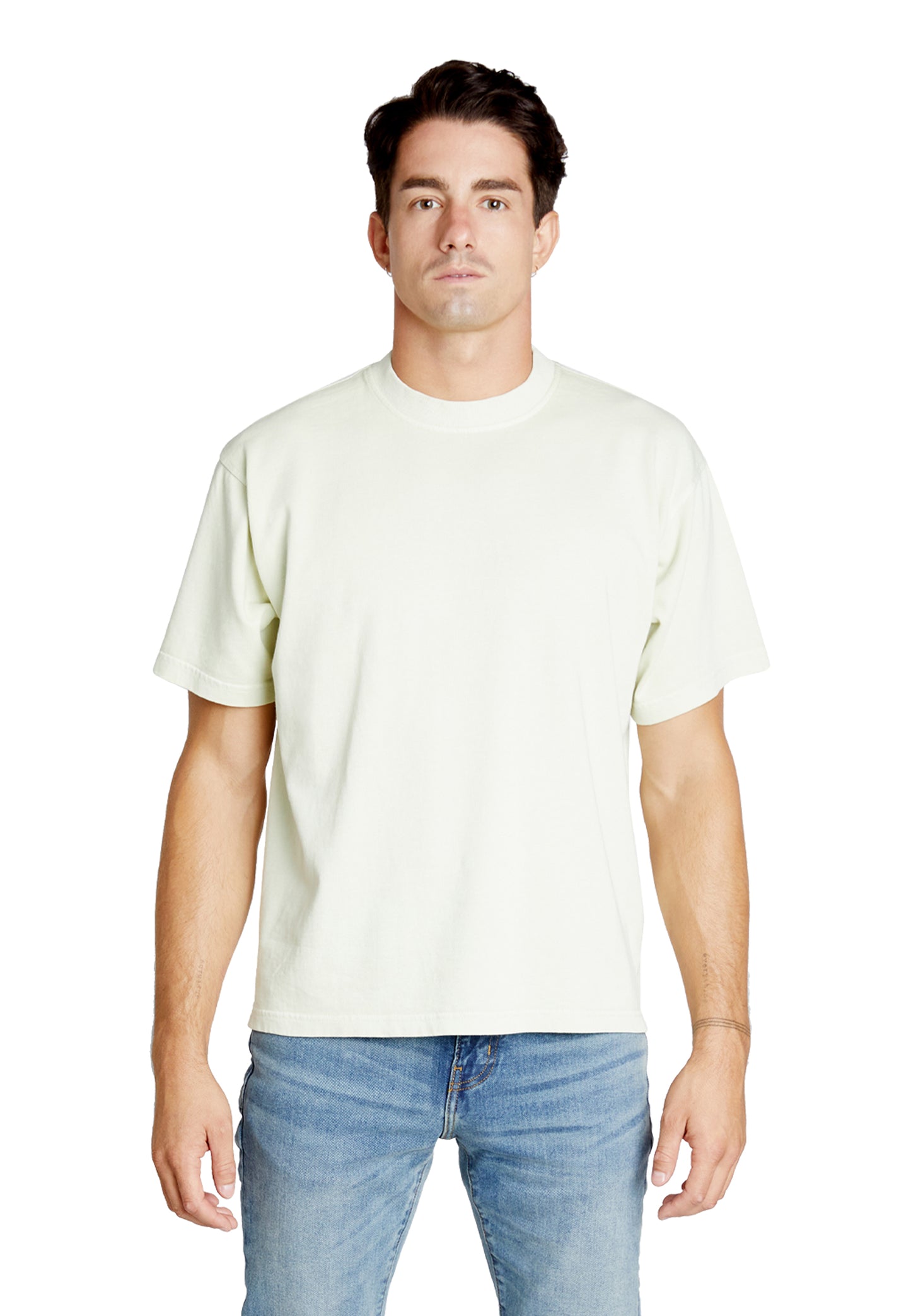 Streetwear Heavyweight Short Sleeve Tee - Pistachio