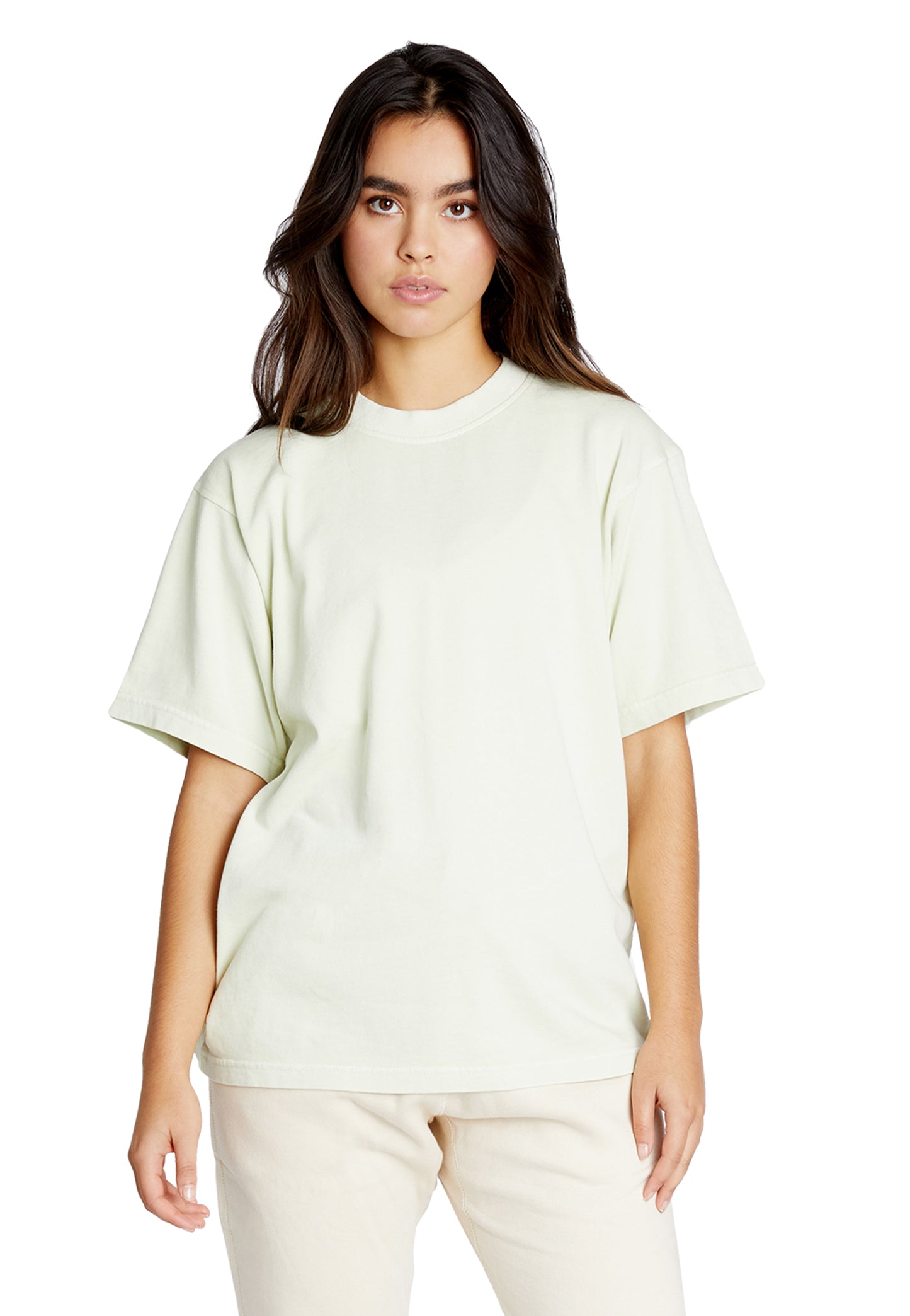 Streetwear Heavyweight Women Short Sleeve - Pistachio