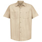 Industrial Work Shirt Short Sleeve - Light Tan