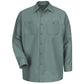 Industrial Work Shirt Long Sleeve - Light Green