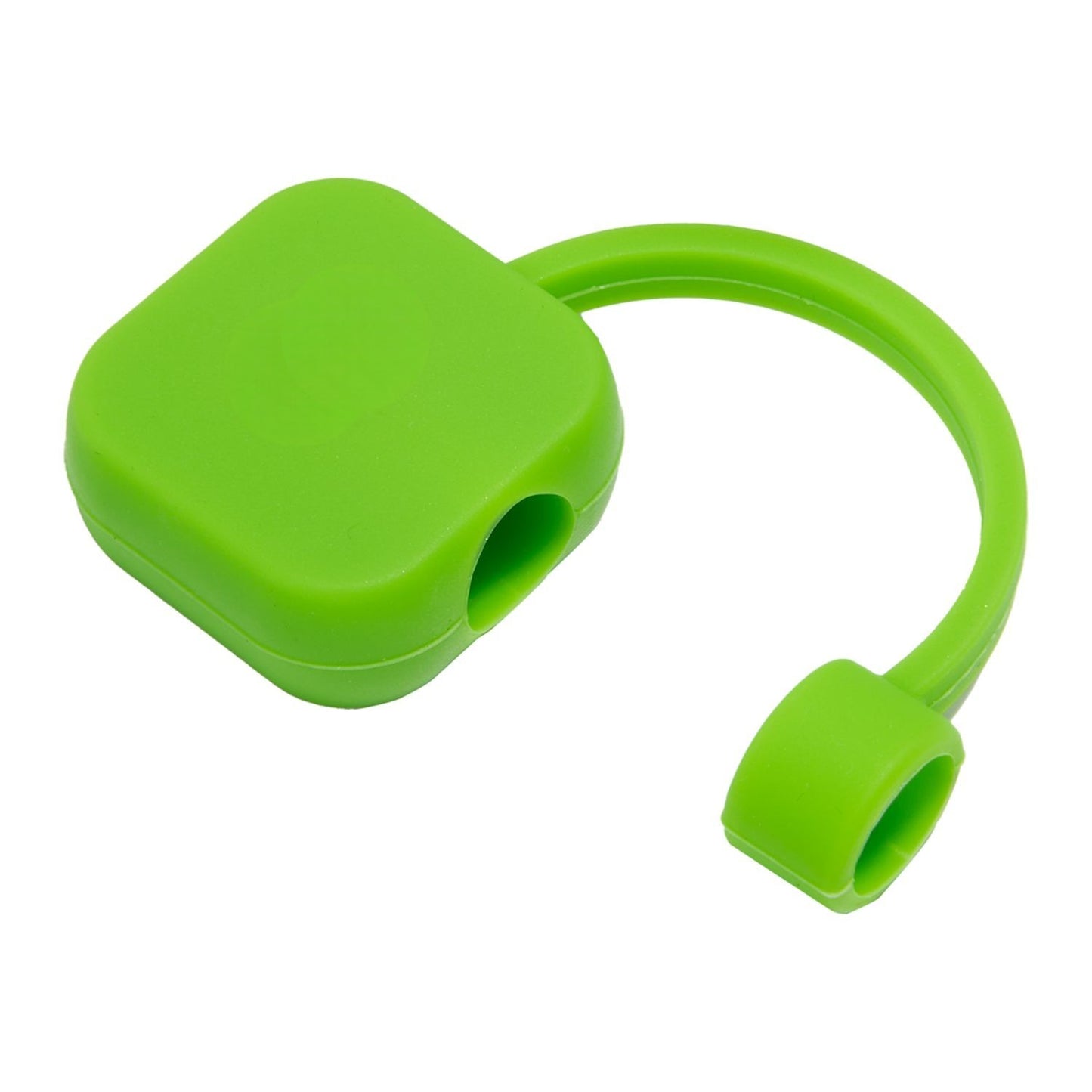 Silicone Straw Toppers - Lime Green