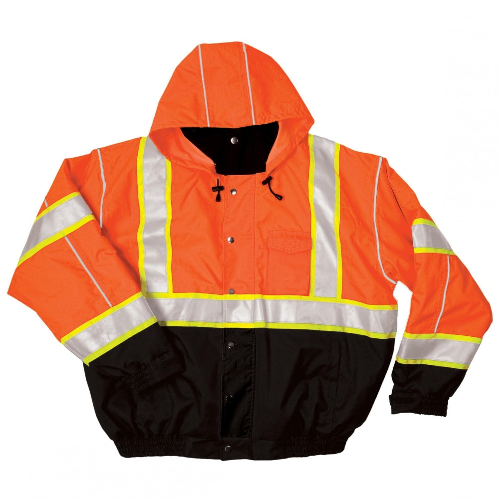 Kishigo JS119 Brilliant Series Bomber Jacket - Orange