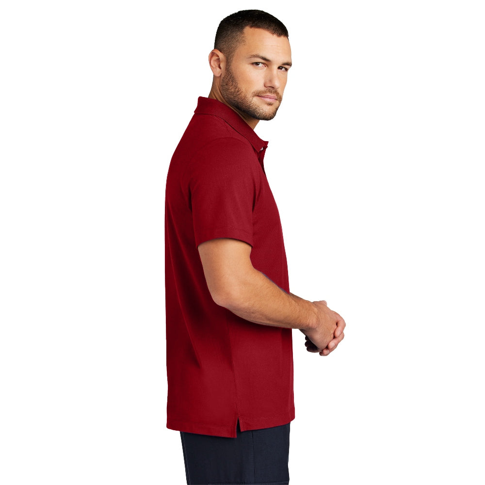 Mercer+Mettle® Stretch Pique Polo - Apple Red