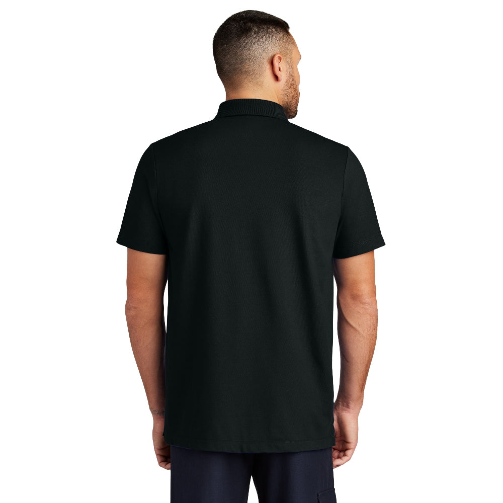 Mercer+Mettle® Stretch Pique Polo - Deep Black