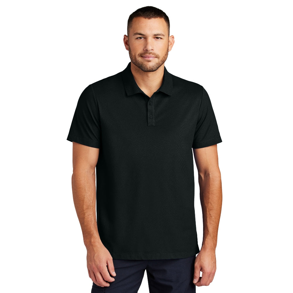 Mercer+Mettle® Stretch Pique Polo - Deep Black
