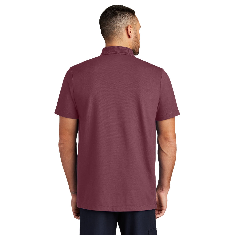 Mercer+Mettle® Stretch Pique Polo - Rosewood