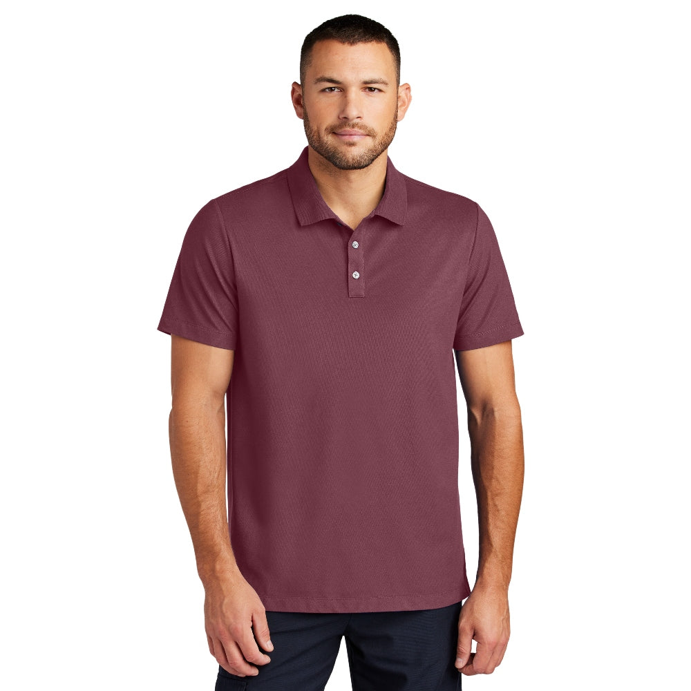 Mercer+Mettle® Stretch Pique Polo - Rosewood