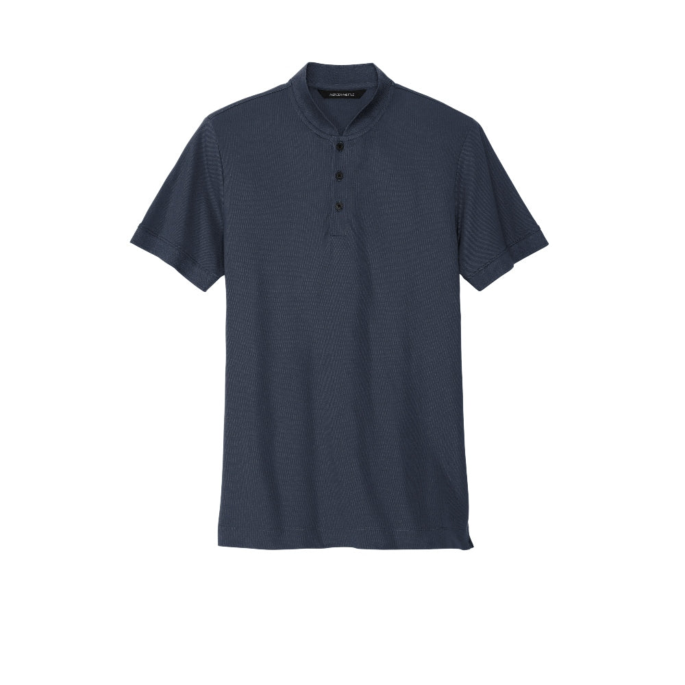 Mercer+Mettle® Stretch Pique Henley - Night Navy