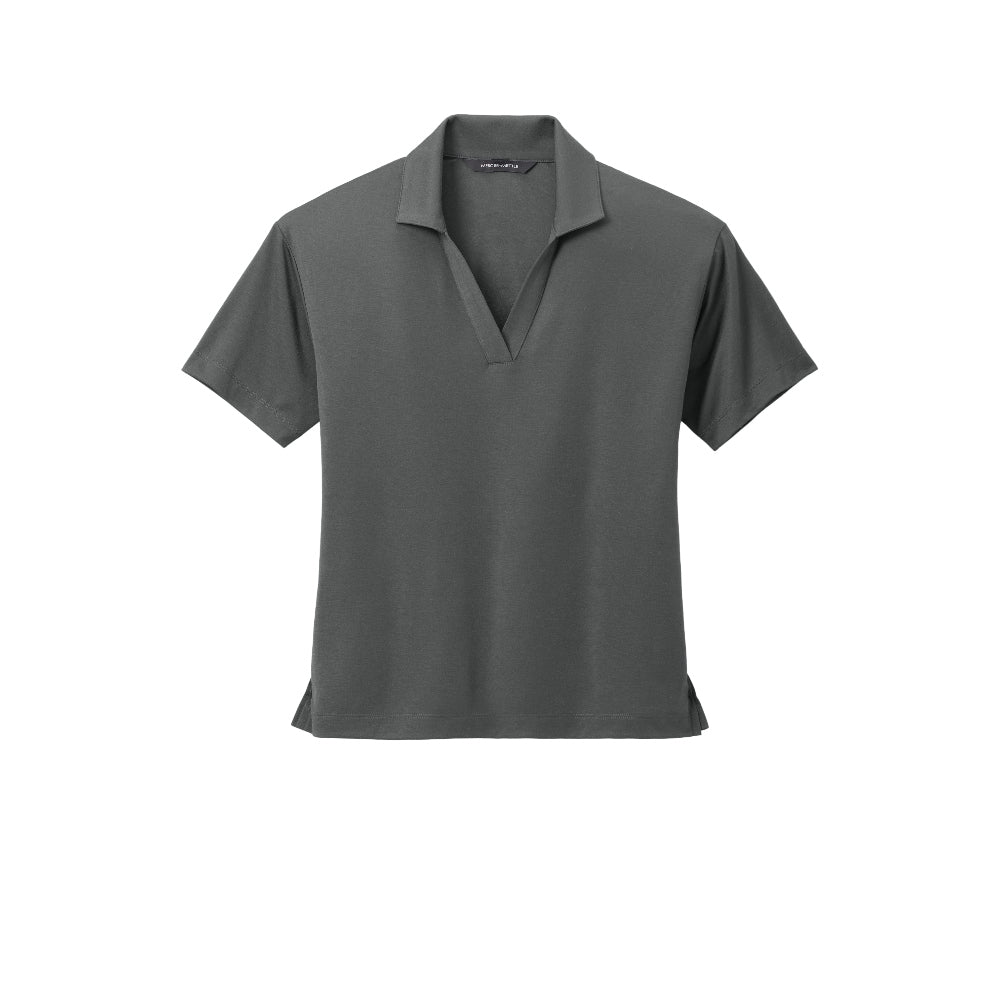 Mercer+Mettle® Women’s Stretch Jersey Polo - Anchor Grey