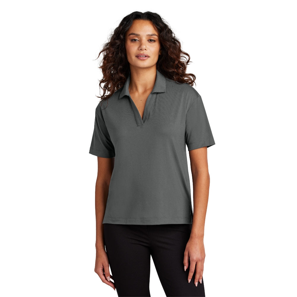 Mercer+Mettle® Women’s Stretch Jersey Polo - Anchor Grey