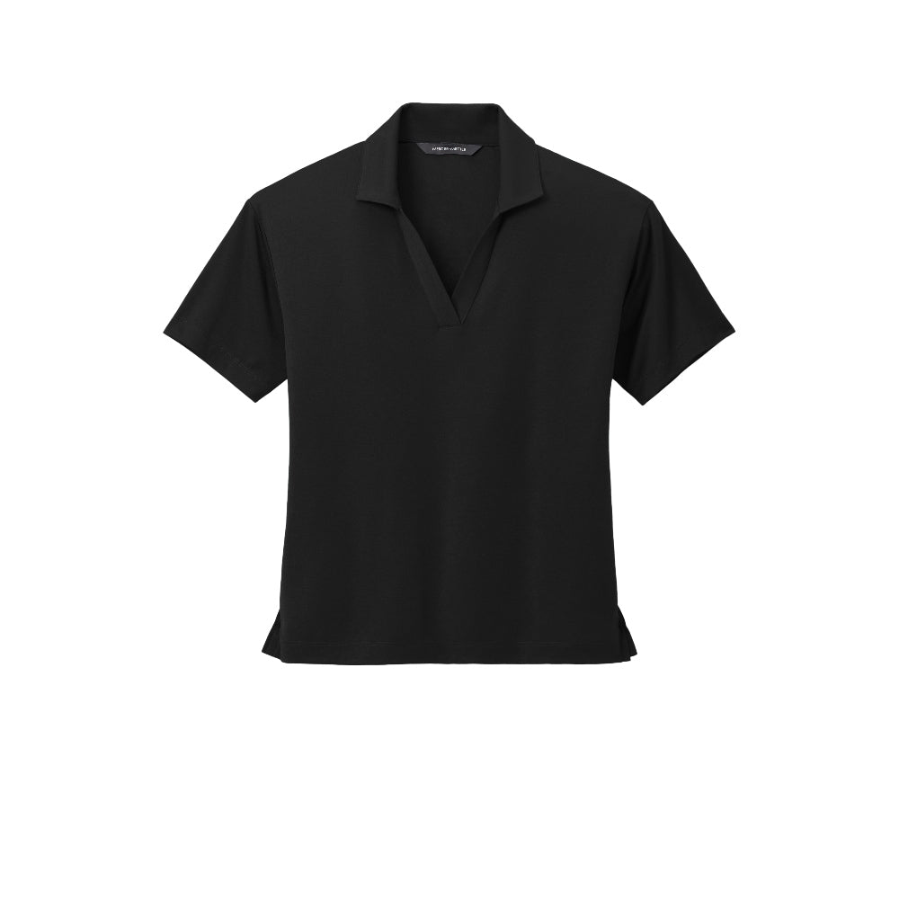 Mercer+Mettle® Women’s Stretch Jersey Polo - Deep Black