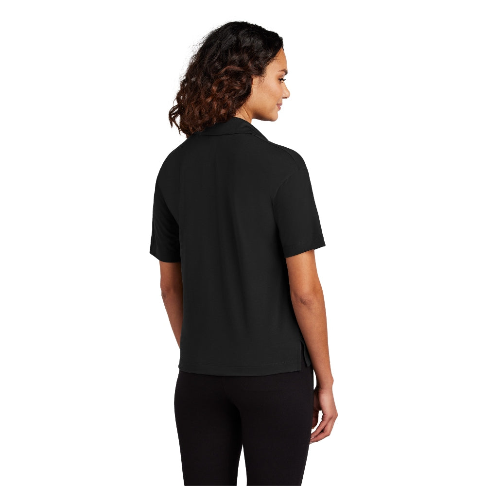 Mercer+Mettle® Women’s Stretch Jersey Polo - Deep Black
