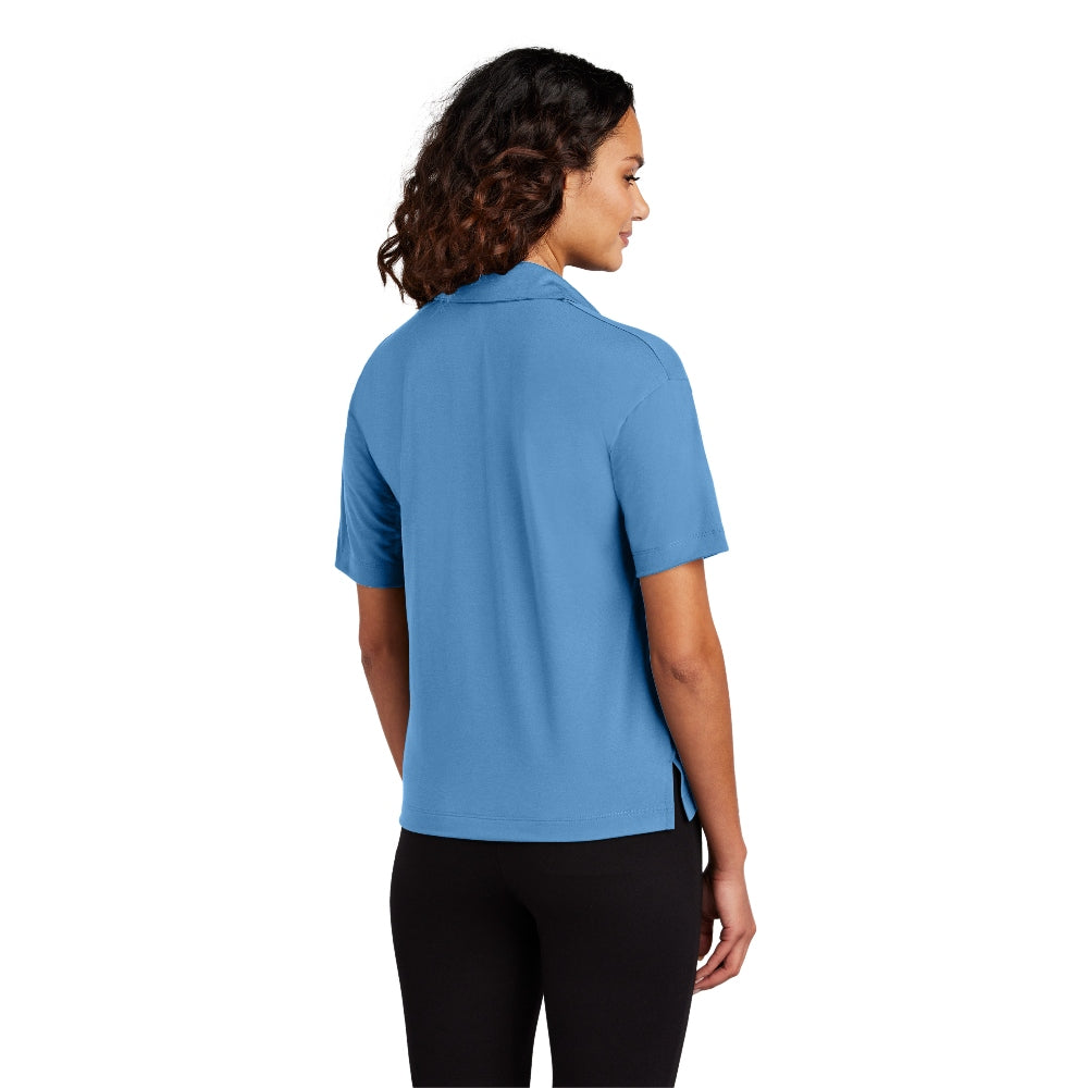Mercer+Mettle® Women’s Stretch Jersey Polo - Parisian Blue