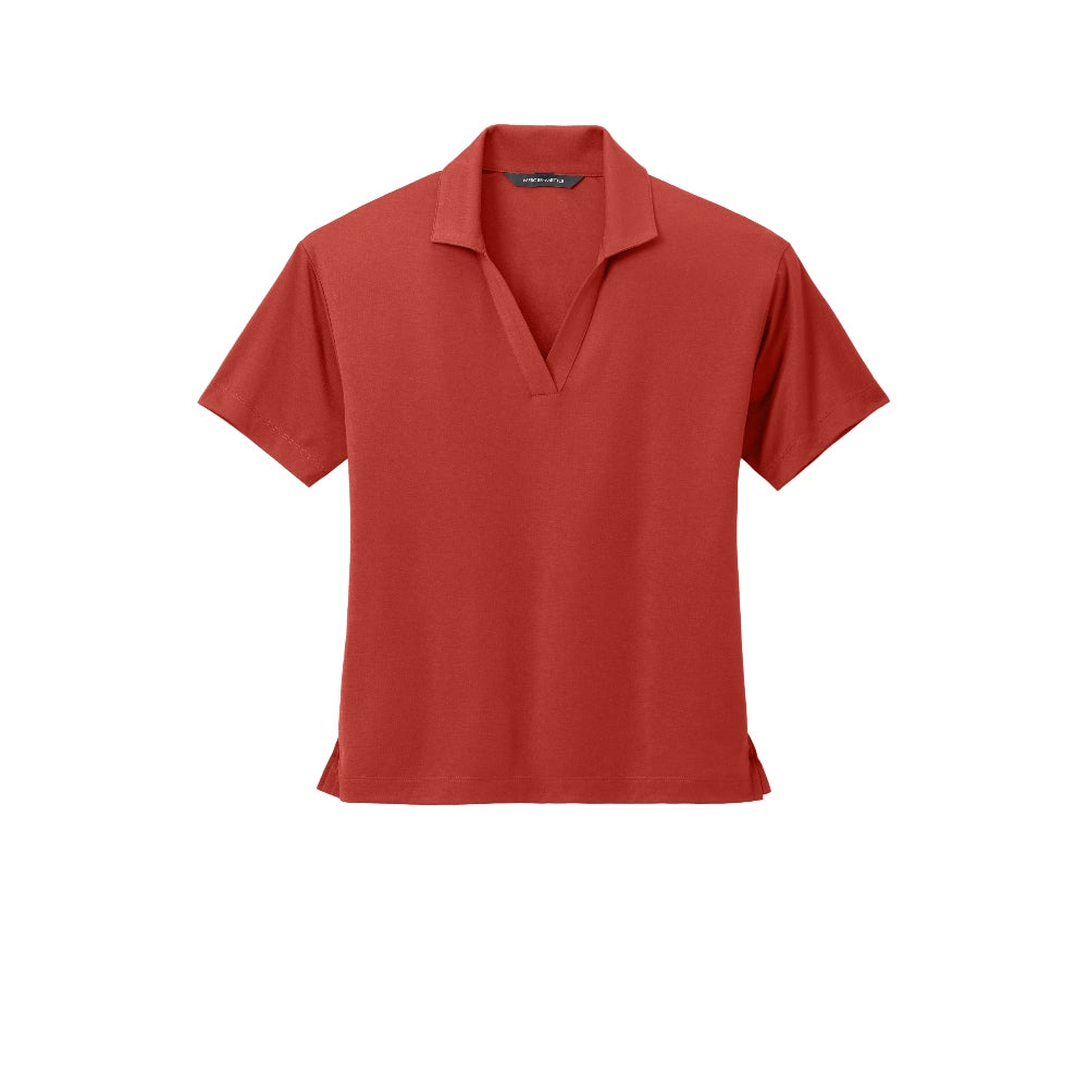 Mercer+Mettle® Women’s Stretch Jersey Polo - Terracotta