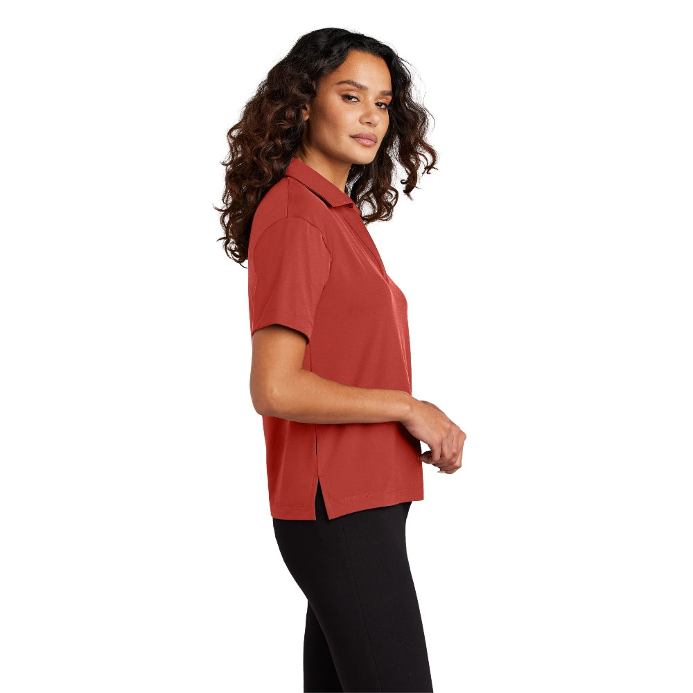 Mercer+Mettle® Women’s Stretch Jersey Polo - Terracotta