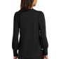 Mercer+Mettle® Women’s Stretch Jersey Long Sleeve Blouson Top - Deep Black